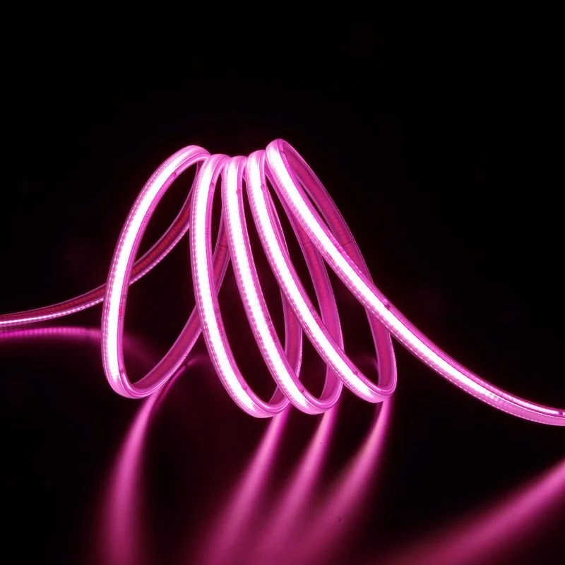 Ruban LED COB 25M AC 296 LED/m 220V 10W/m IP65 - Rose
