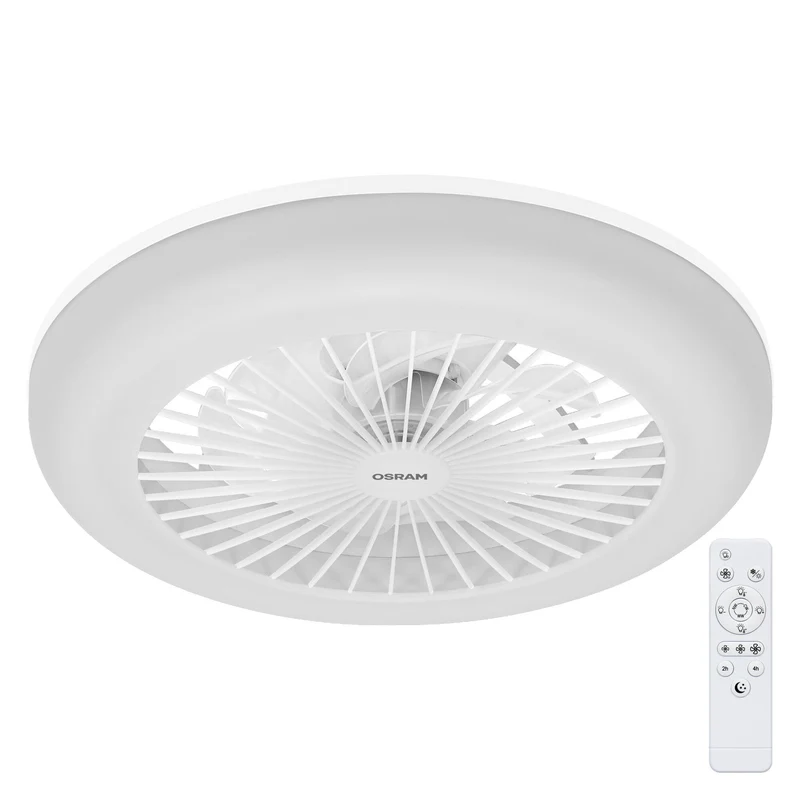 Ventilateur de plafond LED OSRAM Sudestada, blanc, 45 W, 2700-6500 K, 2700 lm, 450 mm, CCT