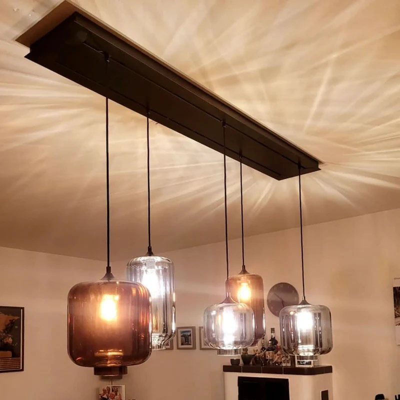 s.luce Velo Esstisch-Hängelampe 3-flammig 120cm Ø 18/20/25cm
