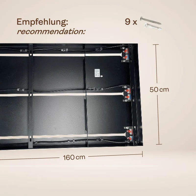 s.luce Velo Esstischleuchte 8-flammig 200cm 3-reihig Ø 18/20/25cm