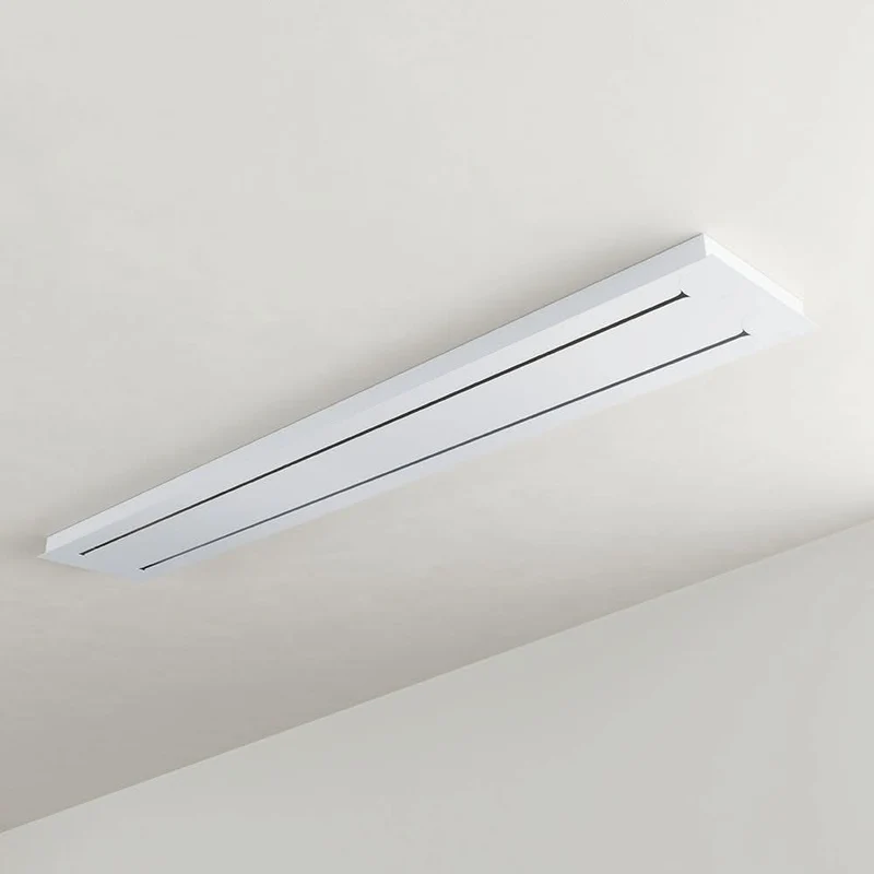 s.luce Echos Esstischleuchte 8-flammig 160cm 2-reihig Ø 18/25cm