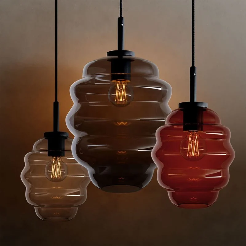 s.luce Echos Esstischlampe 8-flammig 160cm 2-reihig Ø 18cm