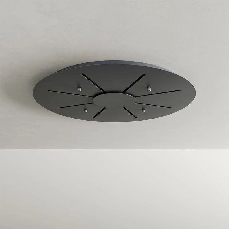 s.luce Echos Galerieleuchte 12-flammig Ø 80cm Baldachin Ø 25cm