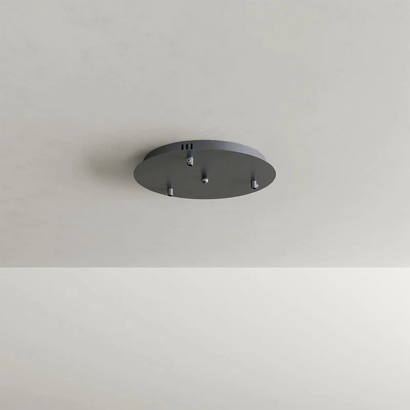 s.luce Echos Galerieleuchte 3-flammig Ø 40cm Baldachin Ø 25cm