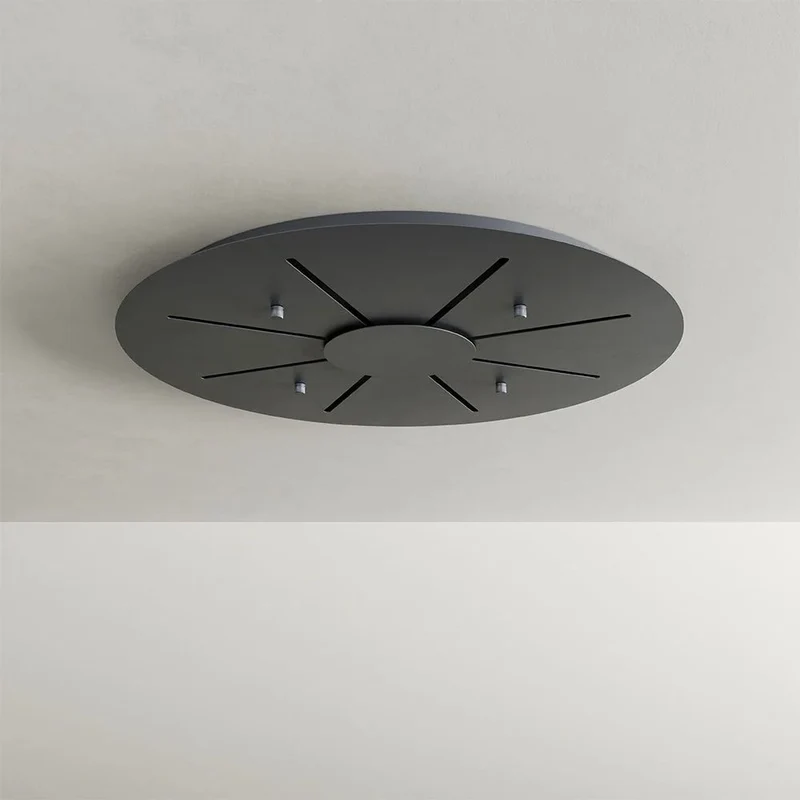 s.luce Belluna Galerieleuchte 8-flammig Ø 80cm Baldachin