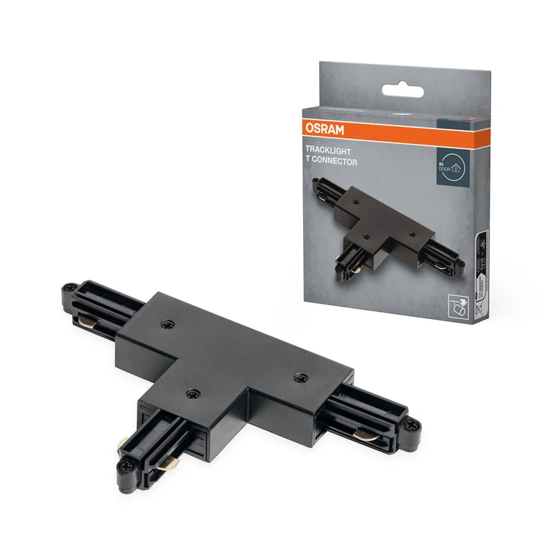 OSRAM Tracklight rail d'alimentation T-Connector Noir