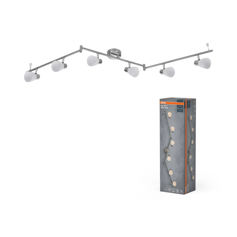 OSRAM LED Spot Vase lampe à poser 6xG9 Nickel brossé