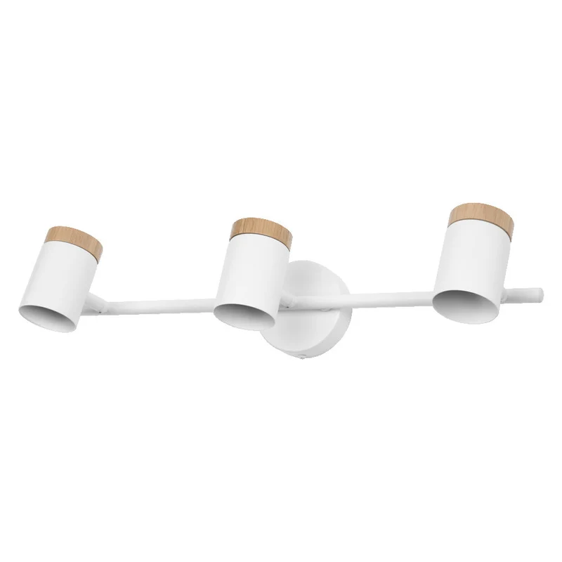OSRAM LED Spot Stamp lampe à poser 3xGU10 Blanc et bois