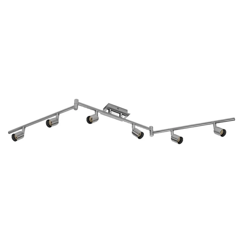 OSRAM LED Spot Cylinder Duo lampe à poser 6xGU10 Nickel brossé