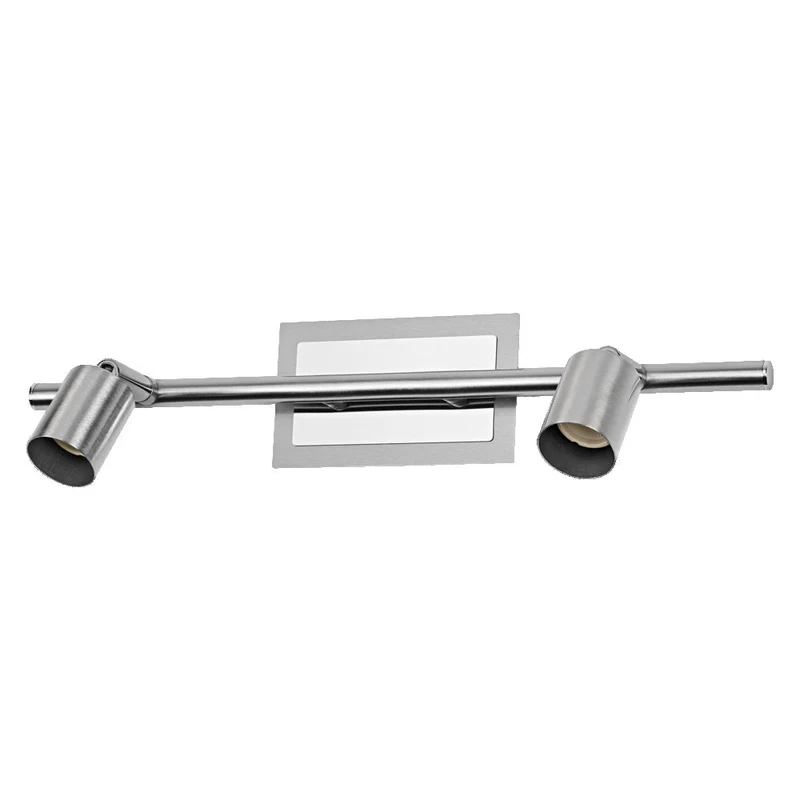 OSRAM LED Spot Cylinder Duo lampe à poser 2xGU10 Nickel brossé