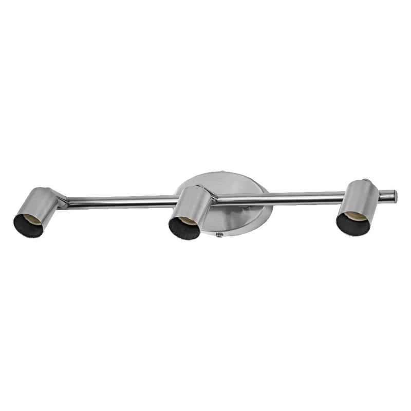 OSRAM LED Spot Cylinder lampe à poser 3xGU10 Nickel brossé