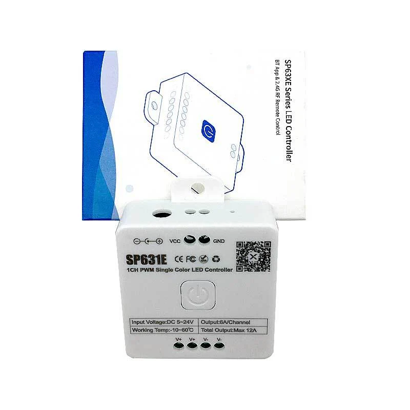 SP63X SPI Bluetooth Music LED Controller Series – DC5V-24V | APP + Music Control | For Addressable LED Strips & LED Lights (iOS/Android)