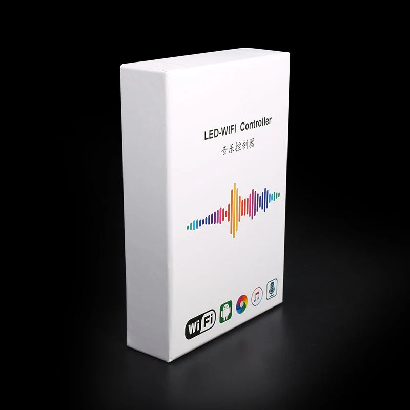 WiFi Music Pixel SPI LED Controller – DC12V-24V | Android APP + Sound Control | Aluminum Housing | For Addressable RGB/RGBW LED Strips