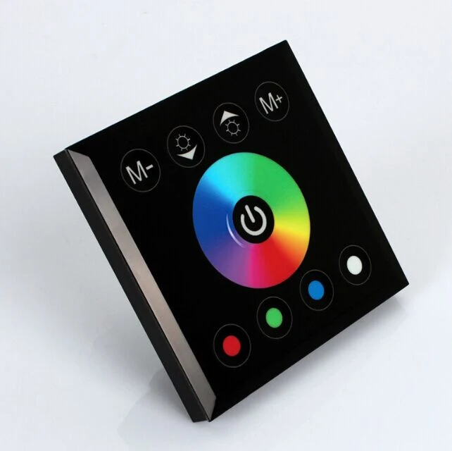 Wall Panel RGBW/RGBWW LED Strip Controller – DC12V-24V | Touch Color Ring LED Controller | For LED Strips