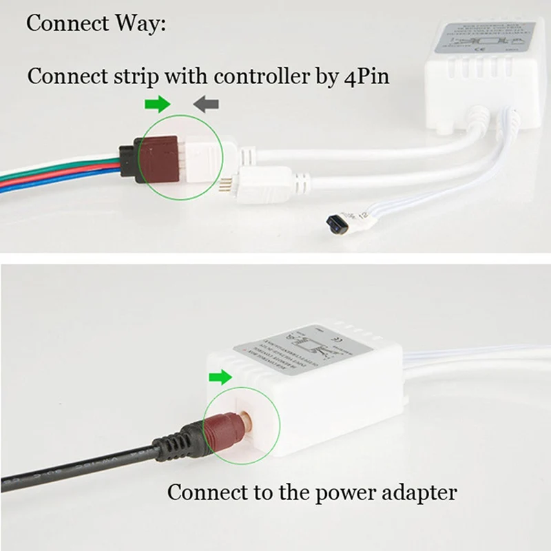 IR Remote RGB/RGBW LED Strip Controller – DC12V-24V | 24-Key / 40-Key / 44-Key Remote Options | For LED Strips