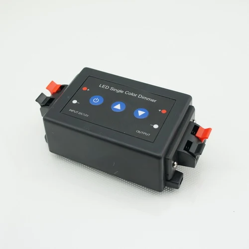 Single Color LED Strip Dimmer – DC12V-24V 8A | RF Wireless Remote LED Dimmer Controller with Key Switch | For 5050/3528 LED Strips