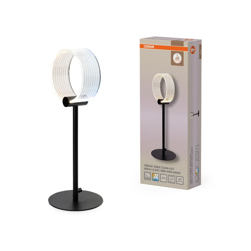 OSRAM DECOR Circle lampe à poser 8.3W CLICKCCT Noir