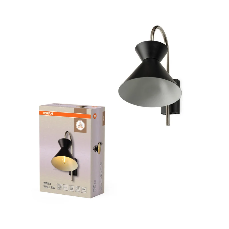 OSRAM DECOR Waist applique murale E27 Noir