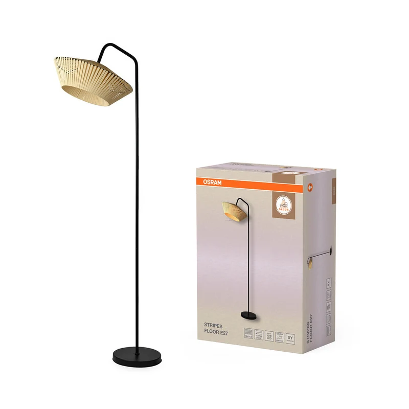 OSRAM DECOR Stripes lampe sur pied 1xE27 Beige