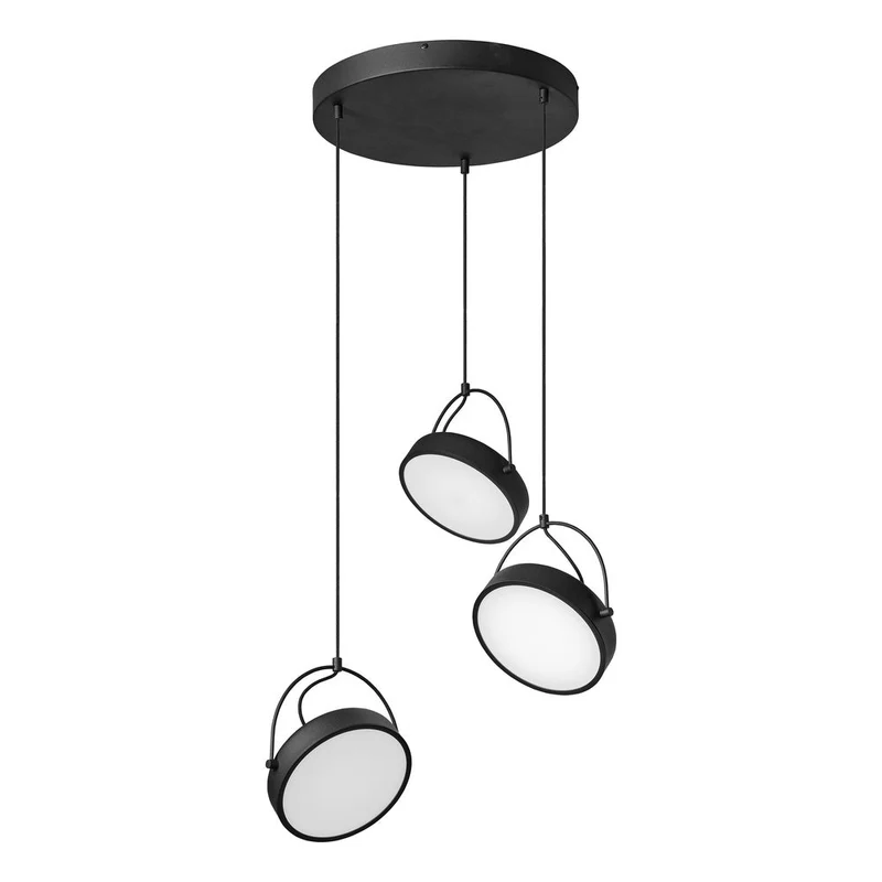 OSRAM DECOR Puck Suspension 3x PL 36W Noir