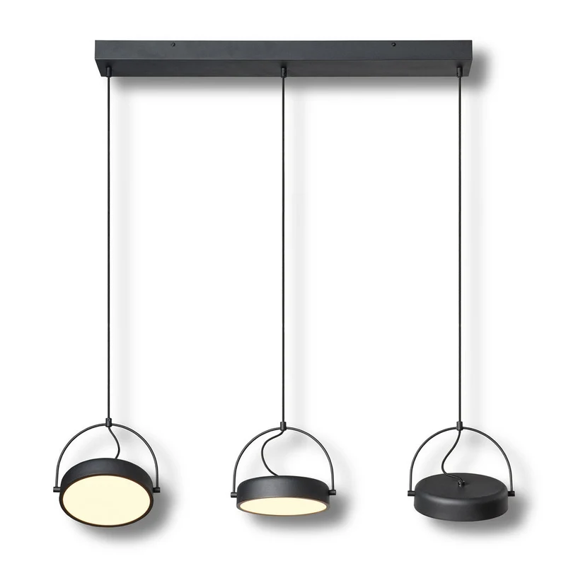 OSRAM DECOR Puck Suspension 3x 36W Noir