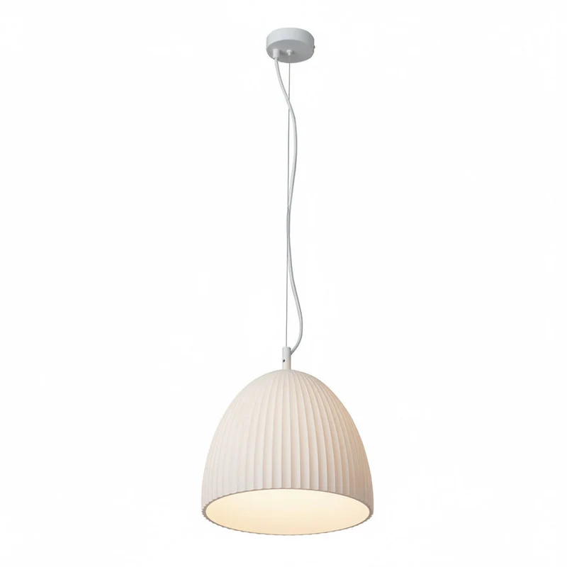 OSRAM DECOR Plaster Routes Bell Suspension 1xE27 Blanc