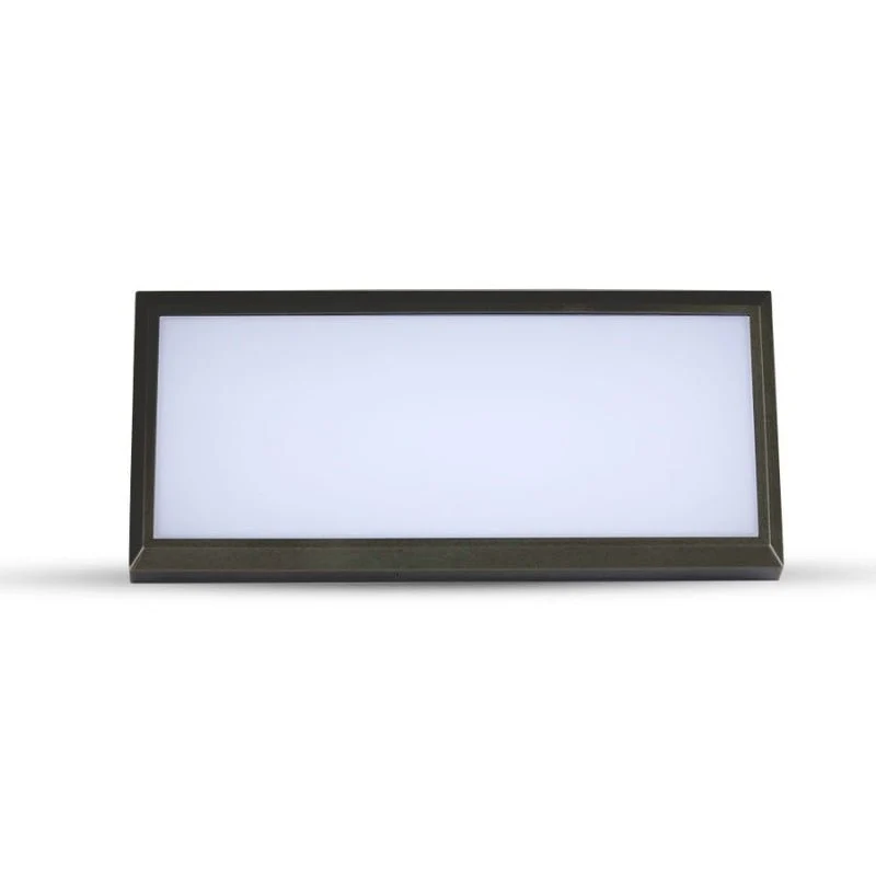 Balise Murale Extérieur Encastrable Rectangulaire 12W IP65 Noir