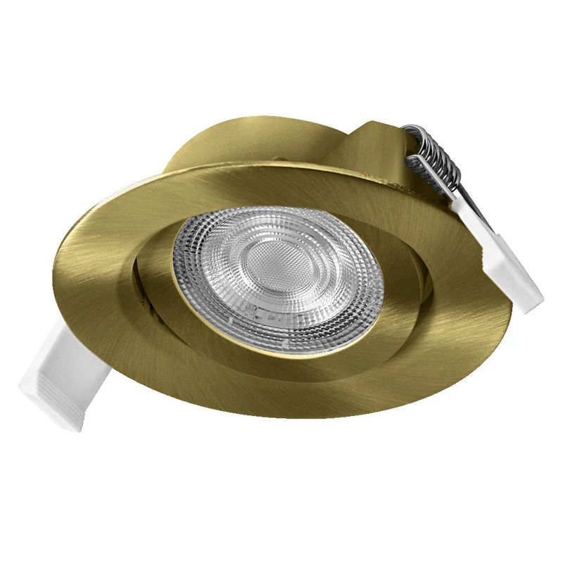 OSRAM Spot LED encastrable orientable 4,9W 36° laiton vert ⌀75 mm