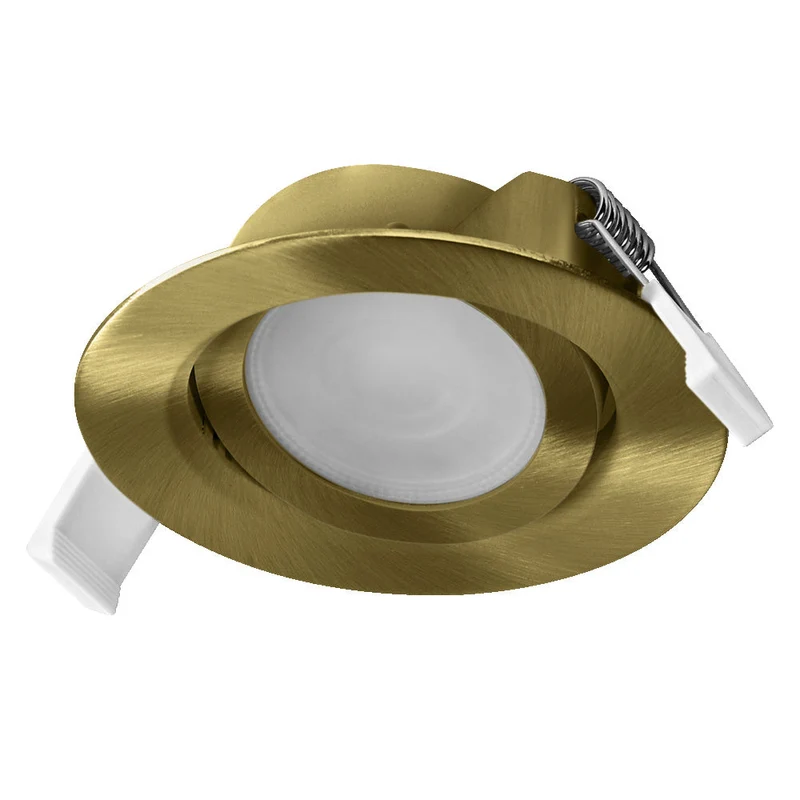 OSRAM Spot LED encastrable orientable 4,9W 120° laiton vert ⌀75 mm