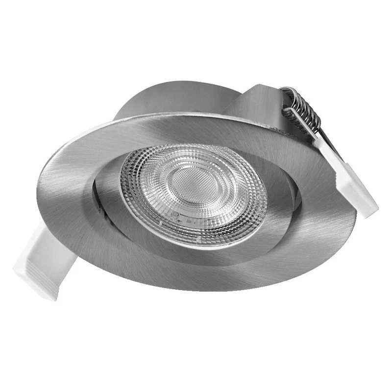 OSRAM Spot LED encastrable orientable 4,9W 36° Nickel satiné ⌀75 mm