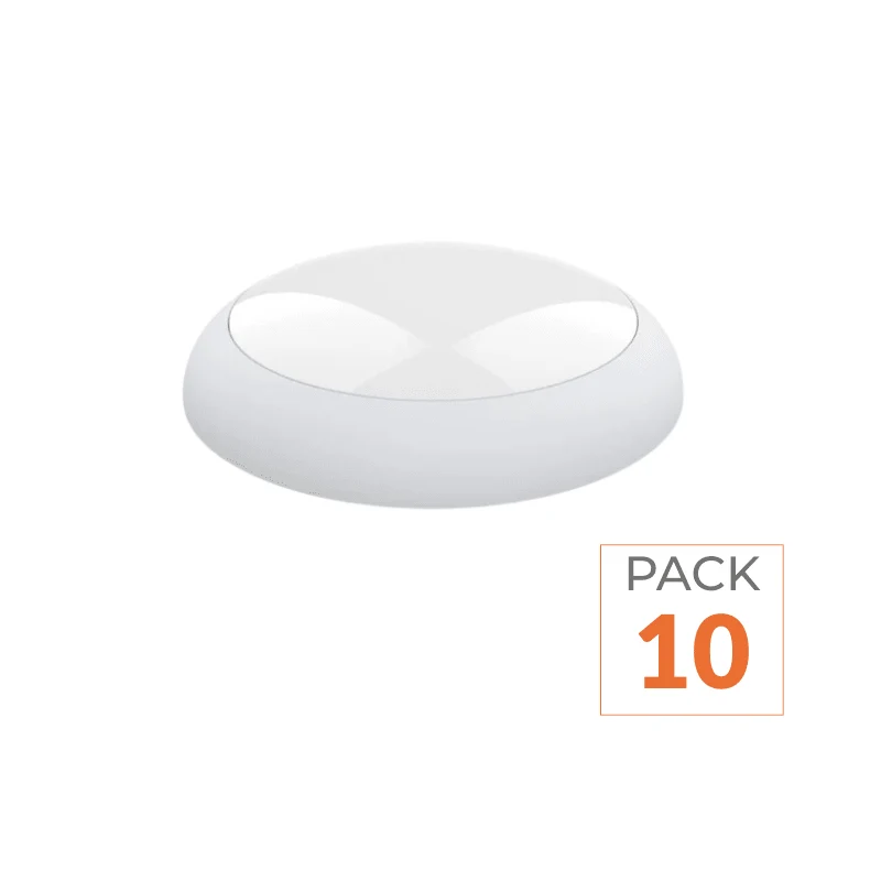 Applique Ronde LED Blanche 20W/16W/12W ajustable CCT - 3000K/4000K/6000K - Pack de 10