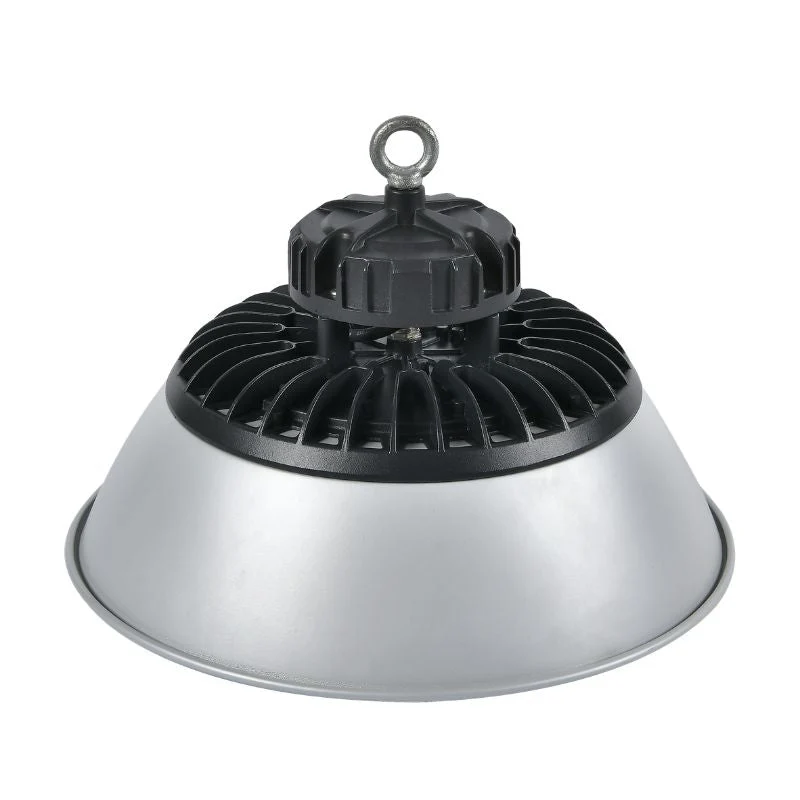 Cloche LED Industrielle 200W 90° ARGENT 150lm/W - Garantie 5 ans