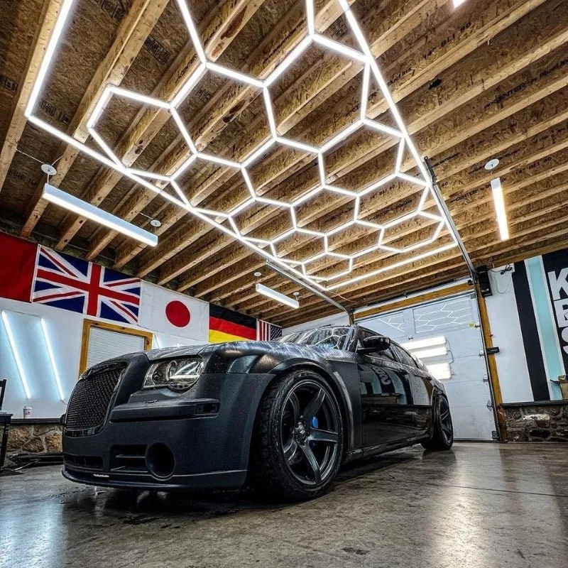 Kit 14 LED Hexagonal 562,5W avec cadre 110lm/w