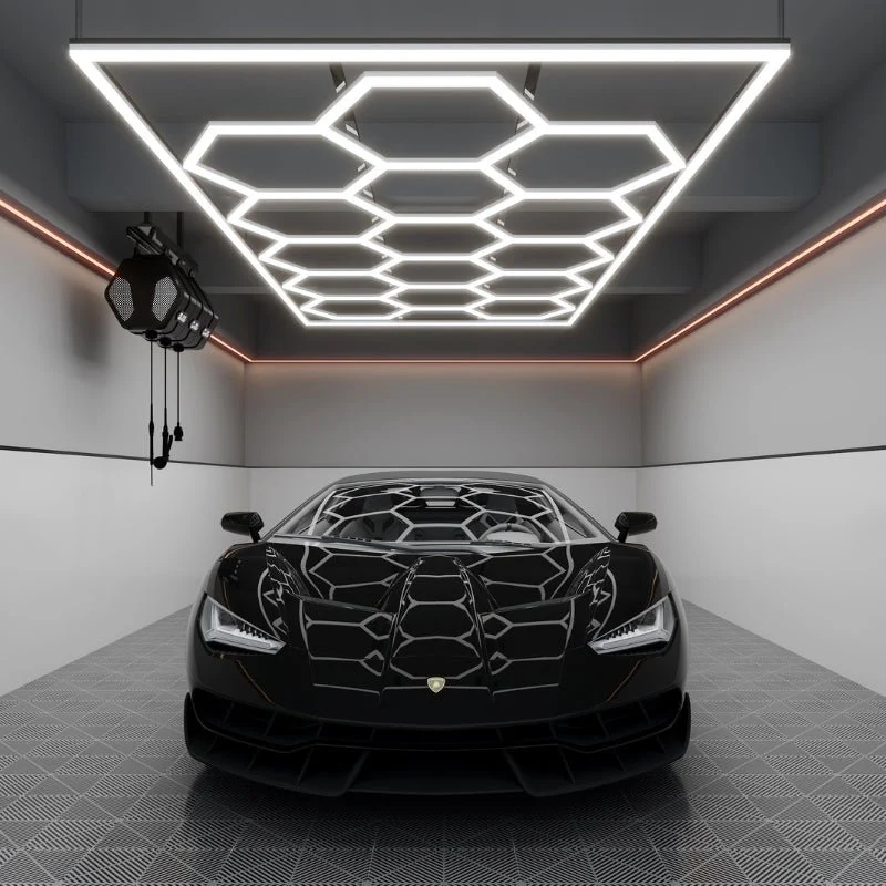 Kit 15 LED Hexagonal 582W avec cadre 110lm/w