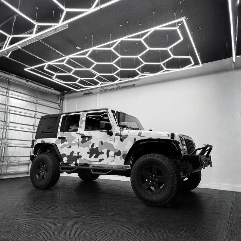 Kit 15 LED Hexagonal 582W avec cadre 110lm/w