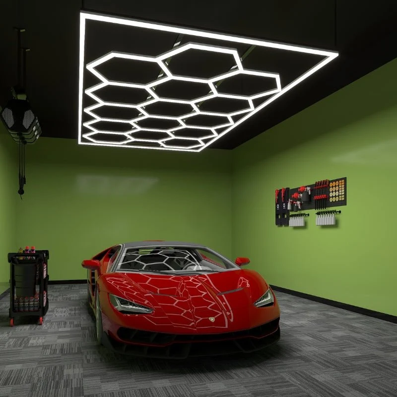 Kit 15 LED Hexagonal 582W avec cadre 110lm/w