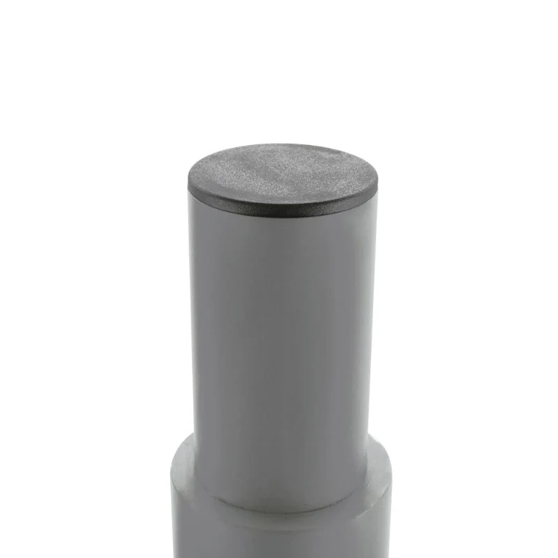 Mât d’Éclairage Public Droit 3m Ø60mm Gris