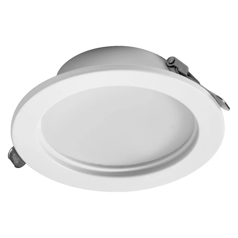 OSRAM Downlight LED encastrable salle de bain IP44 Slim 120 mm 8W Métal Blanc ⌀95 mm