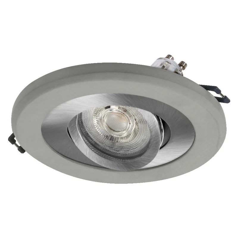 OSRAM Concrete Spot GU10 spot encastrable 4,5W Nickel satiné clair ⌀68 mm