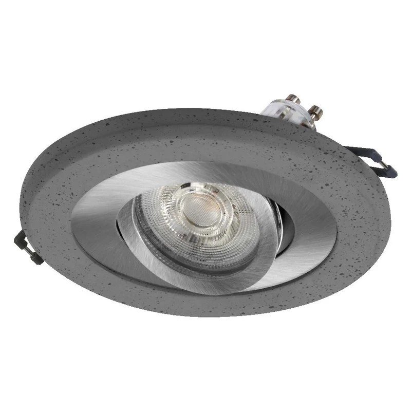 OSRAM Concrete Spot GU10 spot encastrable 4,5W Nickel satiné foncé ⌀68 mm