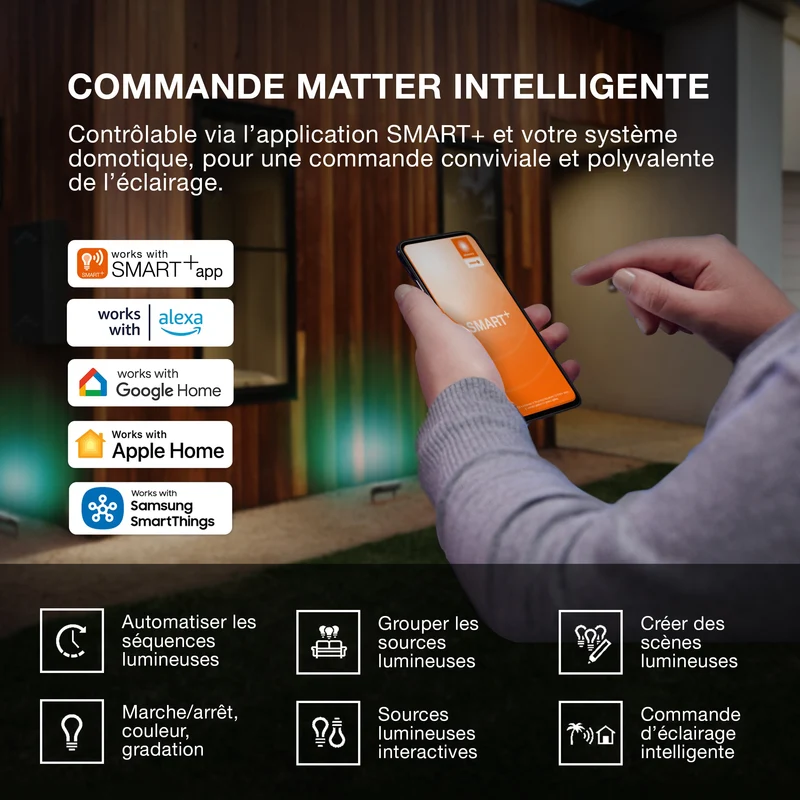 OSRAM SMART+ MATTER Projecteur 10W Multicolore