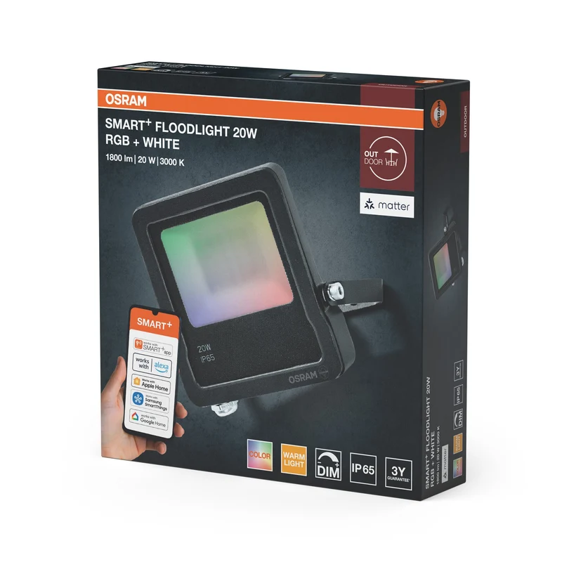 OSRAM SMART+ MATTER Floodlight 20W Multicolore