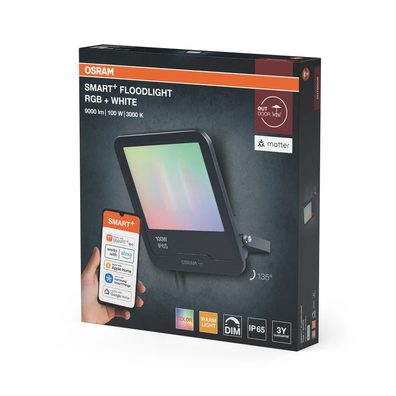 OSRAM SMART+ MATTER Floodlight 100W Multicolore