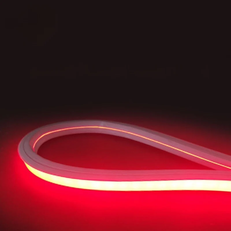 RGB Color Changing Neon LED Strip Light SMD5050 60LEDs/M | 16×16mm Flexible Silicone Neon Rope | IP67 Waterproof | Top-Bend & Side-Bend Options | 5M Roll (Strip Only)