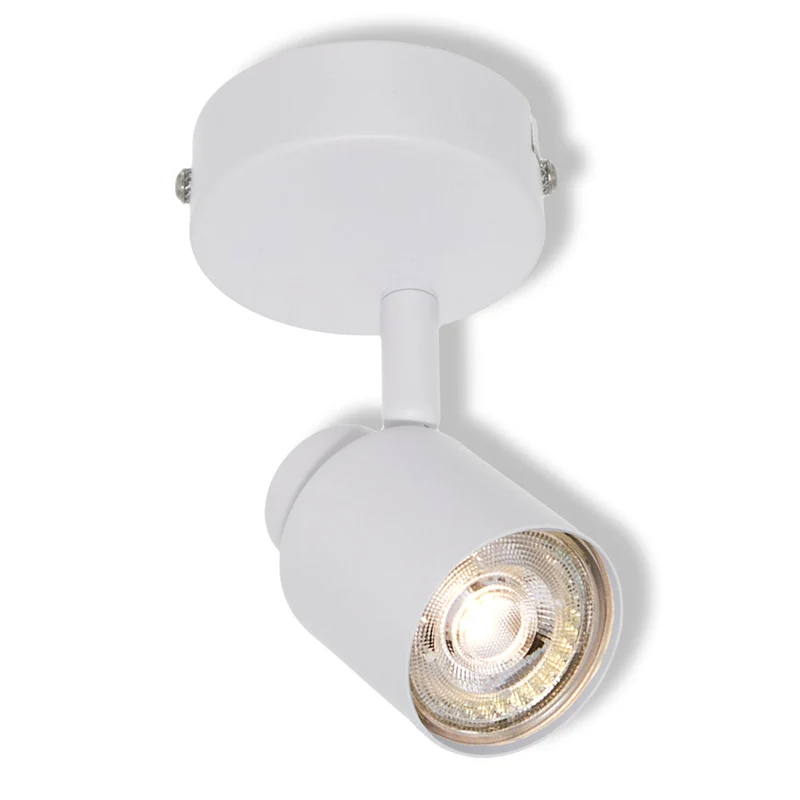 OSRAM Spot LED 1 point PRIMAL Rond, lampe, 1xGU10, blanc