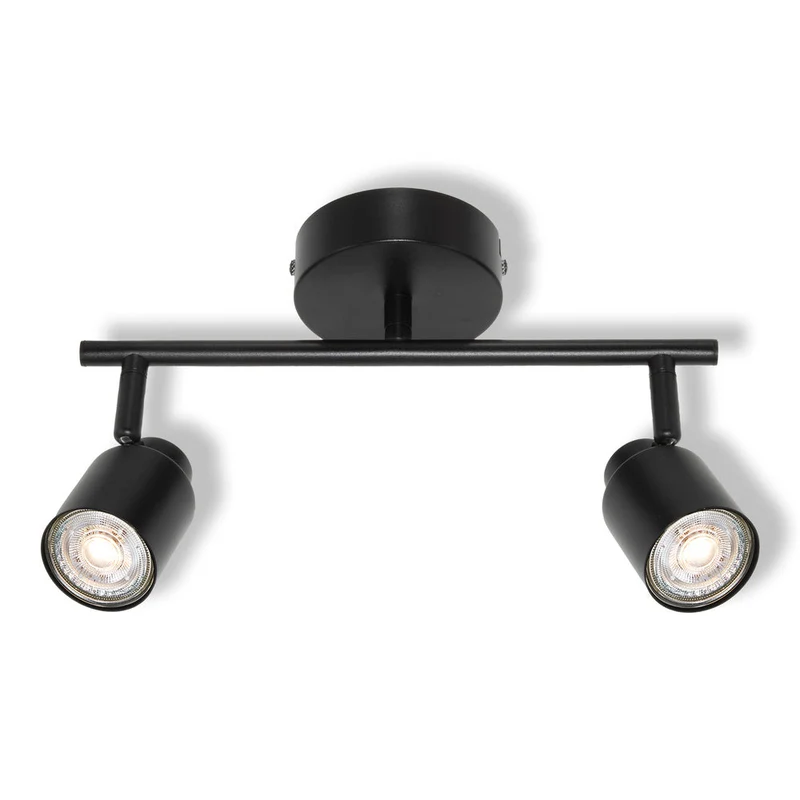 OSRAM Spot LED 2 points PRIMAL, lampe, 2xGU10, noir