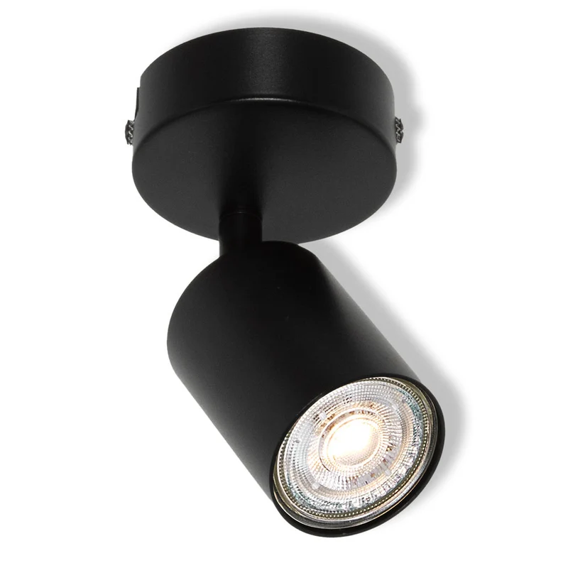 OSRAM LED Spot ELEMENTAL Noir, rond, 1xGU10, Noir, 14 x 8 cm