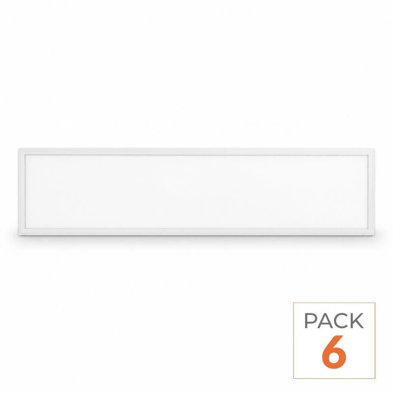Panneau LED Slim 120x30 36W 120lm/W TRIAC Sans Flicker - Pack de 6