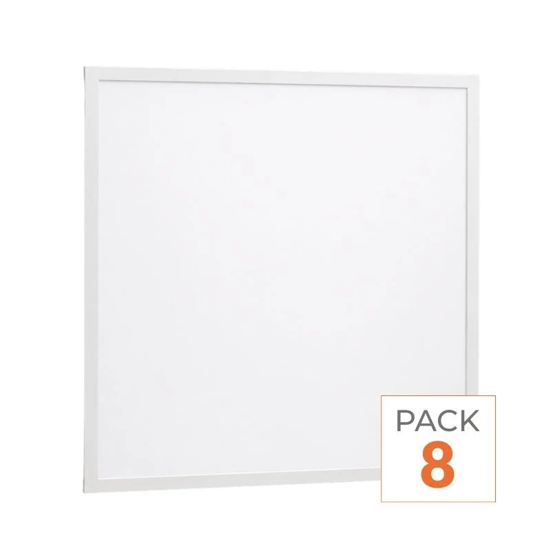 Panneau LED 36W 60x60 BLANC Dimmable 110lm/W avec Détecteur de Mouvement - Pack de 8