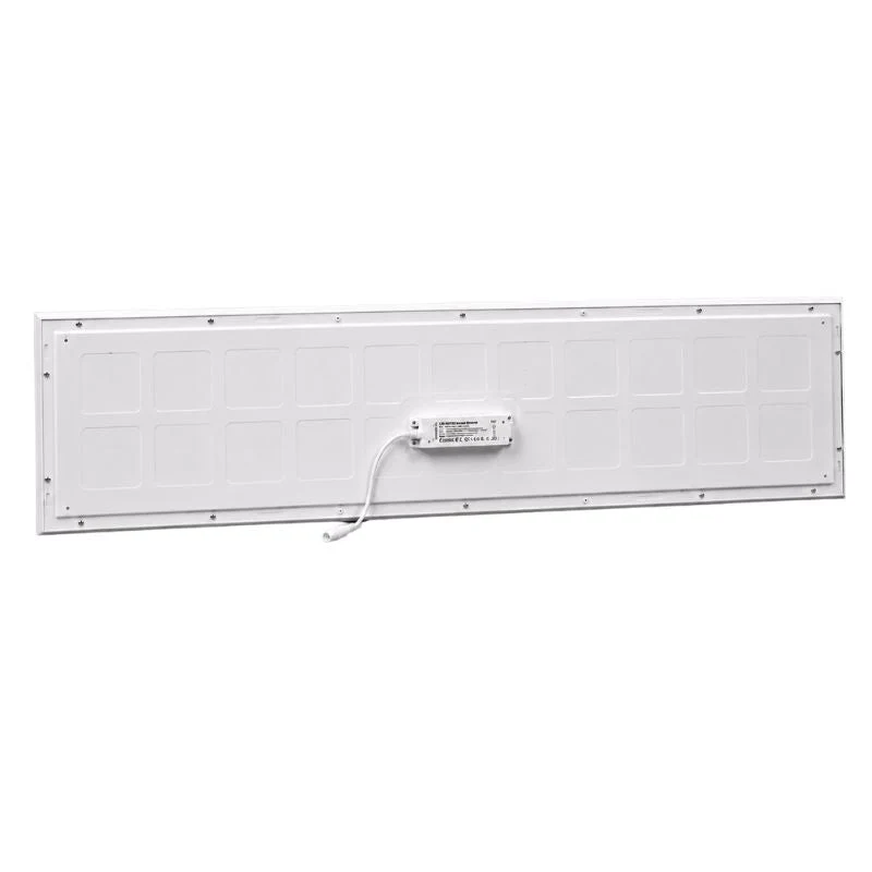 Panneau LED Backlit CCT 120x30cm 28W UGR<19 140lm/W Cadre Blanc - 3000K/4000K/6000K - Pack de 2